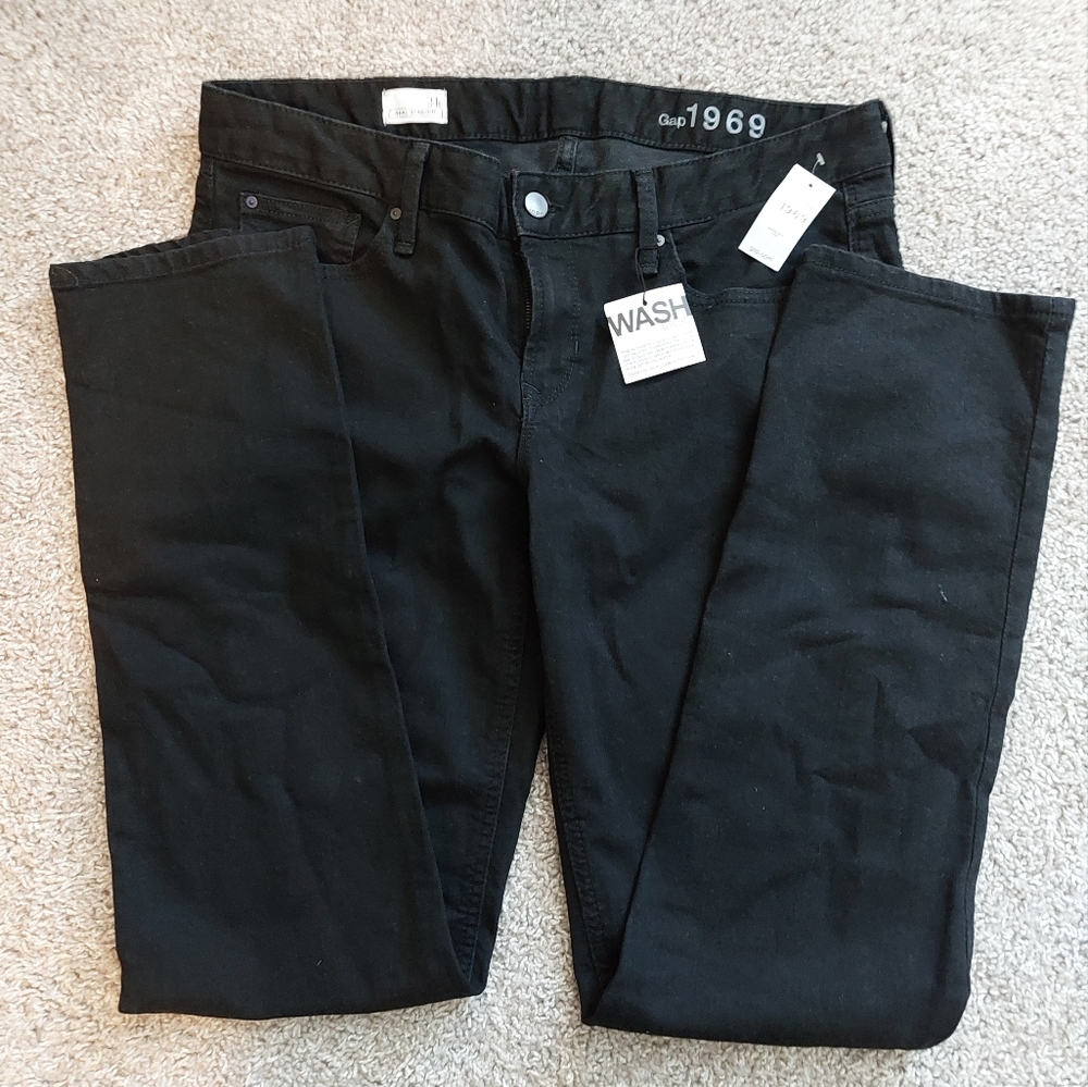 Gap Low Rise Bootcur Black Jeans